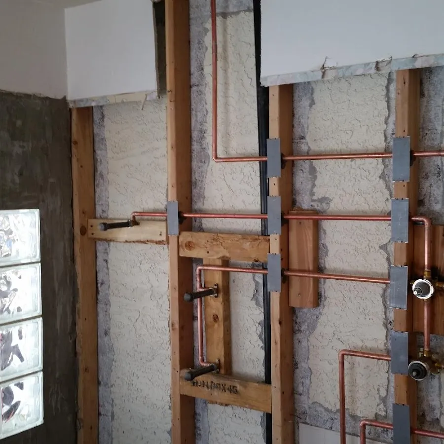 Copper pipe installation for Repiping in Harvest