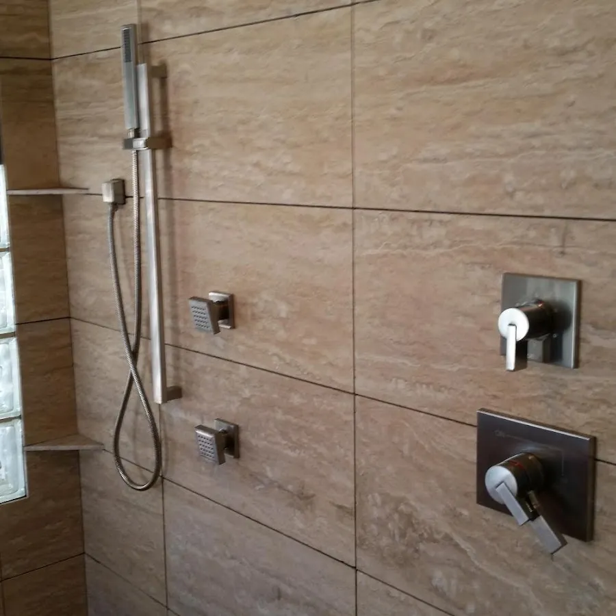 Shower fixture installation for Frozen Pipe Repair in Harvest